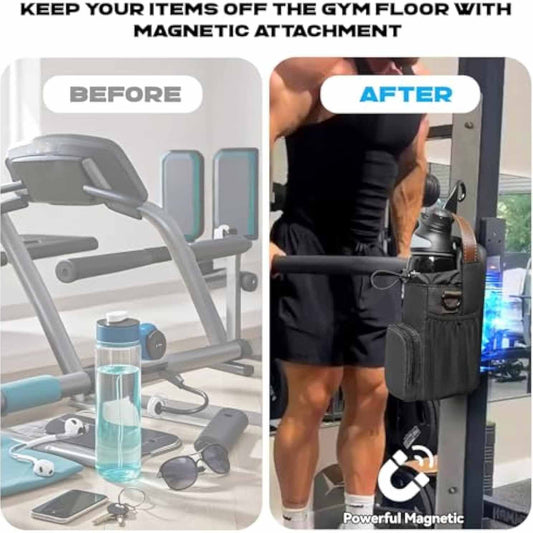 Magnetic Gym Bottle Holder